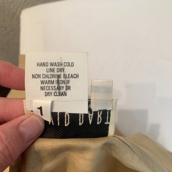 Vintage David Dart Collection linen sleeveless dress size P unworn - Picture 12 of 13